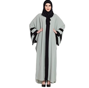 Vestido Abaya Islámico Modesto con Logotipo Personalizado para Mujer, Antiarrugas, Largo hasta el Suelo, Tela Georgette Nida, Hecho a Mano, Venta al Por Mayor - Product Image 1