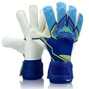 Gants de gardien de but en latex respirant antidérapants pour enfants et adolescents avec fermeture auto-agrippante pour l'entraînement professionnel au football - Product Image 6