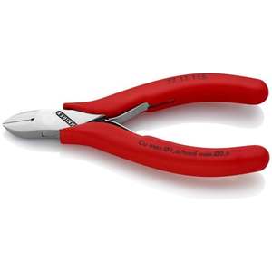 KNIPEX 77 11 115 Alicates de Corte Diagonal para Electrónica de 4.5 Pulgadas, Alicates de Corte Lateral de Precisión para Reparación de Cables Finos - Product Image 5