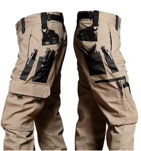Pantalones Cargo Tácticos para Hombre, Clásicos para Senderismo y Trekking al Aire Libre, Pantalones Joggers Tácticos para Hombre, Pantalones con Múltiples Bolsillos - Product Image 4