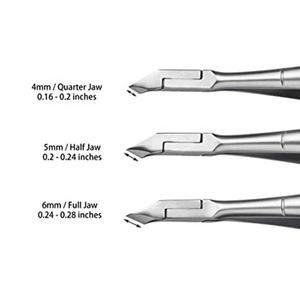 Coupe-cuticules ergonomique en acier inoxydable avec une large ouverture de mâchoire, outil à ongles professionnel durable pour les ongles épais - Product Image 5