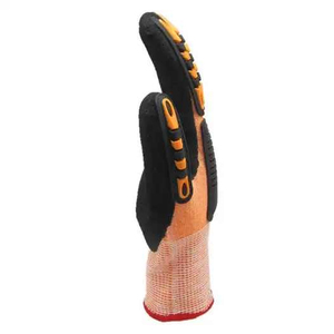 TPR Impact Gloves Premium Industrial Utility Gloves Anti <b>Slip</b> Grip and Back Hand Safety OEM Supply - Product Image 5