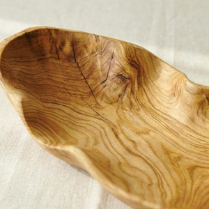 Bol en bois pour table à manger, bol en bois pour table de service, bol en bois pour comptoir de cuisine - Product Image 4