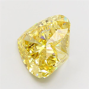 Magnifique diamant jaune taille cœur de 5 carats, diamant fantaisie coloré brillant, diamant non monté pour un chef-d'œuvre de joaillerie de luxe sur mesure - Product Image 6
