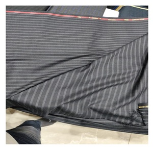 Tissu mélangé à rayures pour blazer, pantalon, uniforme, confection de vêtements, rouleau de tissu - Product Image 2