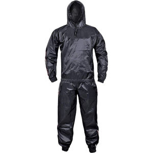 Traje de Sauna con Capucha Negro Personalizado para Hombre, Traje Deportivo para Pérdida de Peso, Gimnasio, Fitness, Entrenamiento, Venta al Por Mayor - Product Image 1