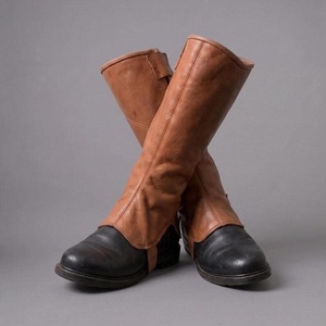 OEM Custom Genuine Leather Half <b>Chaps</b> YKK Zipper Equestrian <b>Riding</b> Gaiters Durable Unisex Horse <b>Chaps</b> LHC-0010 - Product Image 2
