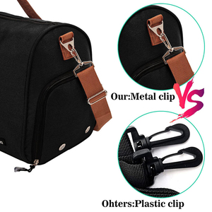 Large Capacity Custom OEM Travel Trip Gym Yoga Gym <b>Bags</b> with Shoe Compartment Weekender Travel Gym <b>Bag</b> Casual Nylon Fitness <b>Bag</b> - Product Image 5