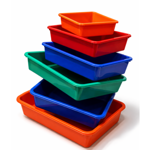 Plateau chirurgical en plastique 10x8x2 pouces, durable, usage hospitalier, capacité 2 litres - Product Image 3