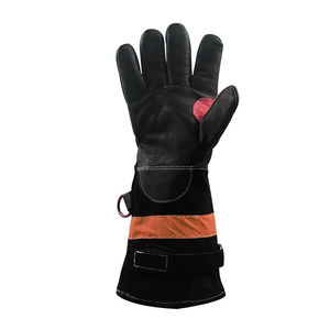 Gants de sécurité en cuir à manchette courte 2026, résistants à la chaleur, pour pompiers, avec logo personnalisé, vente en gros - Product Image 3
