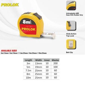 10m Heavy Duty Self-winding <b>Tape</b> Measure ABS Case Rubber <b>Grip</b> Measuring <b>Tape</b> with Lock Belt Clip for Construction DIY Hand Tools - Product Image 2