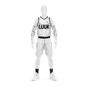 Tenues d'équipe de basketball unisexes avec logo personnalisé et shorts assortis, fabricant de vêtements de sport OEM ODM - Product Image 1