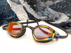 SAEKO Custom logo Print UV Anti-Fog Silicone Swimming Goggles Adults Teens Mirror for Open Water Swim - Product Image 6