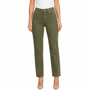 Pantalon en jean baggy oversize, vente en gros, jeans droits personnalisés pour femme, jean slim fit 2026 pour femme - Product Image 1