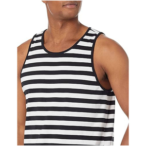 Débardeur décontracté en maille pour homme, 100 % polyester, respirant, écologique, séchage rapide, col rond, uni, sans manches - Product Image 2
