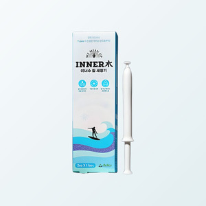 Limpiador femenino coreano tipo jeringa, 2 piezas, dispositivo de limpieza femenina Innersoo - Product Image 1