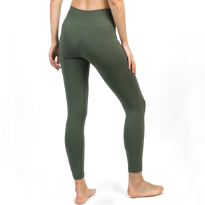 Nouveau style 2025 – Legging de yoga taille haute personnalisé avec logo pour femme – Respirant et uni – Meilleure vente - Product Image 2