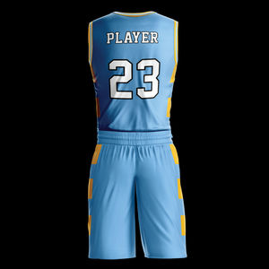 Nuevos Conjuntos de Uniformes de Baloncesto Unisex Personalizados de Calidad Superior, 100% Poliéster, Elásticos en Cuatro Direcciones, con Rayas Impresas, Transpirables y Anti-UV - Product Image 6