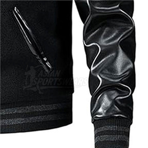 Elite Design Men Winter Varsity Jacket Custom High Streetwear <b>Lightweight</b> Casual Fashionable Baseball Letterman Jacket <b>Coat</b> - Product Image 5