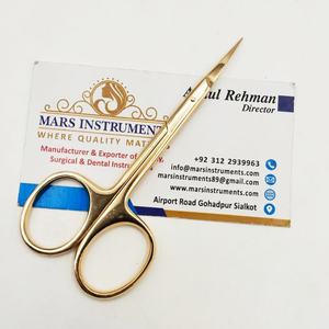 Ciseaux à ongles de manucure en acier inoxydable de haute qualité Ciseaux à cuticules durables pour une utilisation en beauté - Product Image 4