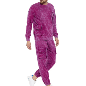 Conjunto Deportivo Informal Ligero de Invierno para Hombre, Talla Grande, Diseño Personalizado, Sudadera Holgada y Transpirable, Pantalón Deportivo - Product Image 1