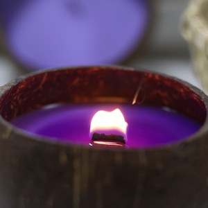 Lavender <b>Soy</b> <b>Wax</b> Aromatherapy Eco-Friendly Scented Candle Handmade Art Candle Yellow Light Color Home Decoration Bamboo Jar All - Product Image 4