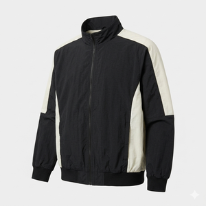 Conjunto Deportivo de Alta Calidad Personalizado con Sudadera con Cremallera de Algodón para Hombre, Chaqueta Cortavientos Ligera y Transpirable, Conjunto de Pantalones Cortos Casuales - Product Image 2