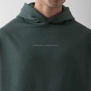 Sudadera con Capucha Extra Grande de Lujo para Hombre, 450 g/m², 100 % Algodón, Forro Polar, Diseño Sólido, Producto de Moda - Product Image 6