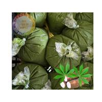 Feuilles de manioc congelées finement écrasées pour Pondu/Saka Saka, sans cyanure, conservation de la couleur verte, qualité export