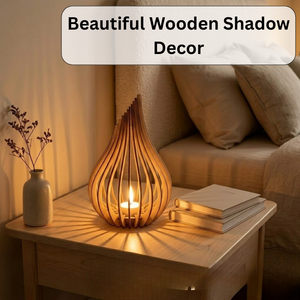 Lanternes en bois de bouleau naturel, style bohème, découpées au laser, décor d'ombre, centre de table, porte-bougie en bois pour la maison, les mariages et la décoration de cadeaux - Product Image 3
