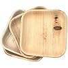 Platos Cuadrados de Hoja de Palma Areca al por Mayor, Biodegradables y Desechables para Servir Alimentos en Restaurantes, Entrega de Comida y Uso Doméstico - Product Image 5