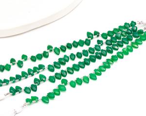 RAY FINE ORNATES ABBS034 Green <b>Aventurine</b> Oval Loose Gemstone Beads Third Party Appraisal Certified Strand for Jewelry Making - Product Image 3