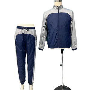 Custom Made Windbreaker Hoodie and Sweatpants Sets Lightweight Waterproof Windproof Men Sweatsuit Tracksuit Haus Industries - Product Image 1