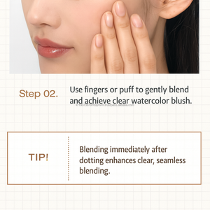 Blush Liquido Effetto Acquerello OEM Coreano per un Aspetto Naturale e Luminoso della Pelle - Product Image 2