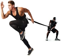 Cordons élastiques d'entraînement de force Entraîneur de résistance vitesse de course et kits de corde élastique d'entraînement d'agilité