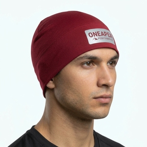 Men's Red Beanie Hat Knit Cuffed <b>Winter</b> <b>Cap</b> Unisex Streetwear Skull <b>Cap</b> Custom Logo Wholesale Fashion Accessory - Product Image 1