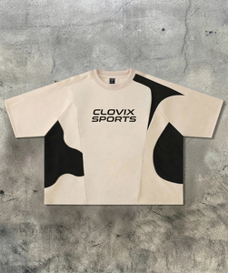 Fournisseur en gros de t-shirts pour hommes à coupe ample, design imprimé en relief, vêtements streetwear, CLOVIX SPORTS personnalisé - Product Image 6