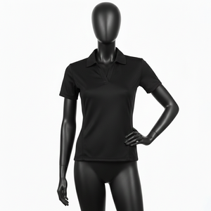 Chemises polo pour femmes tendance, haute qualité, 100% coton, écologiques, respirantes, tissu 220g - Product Image 1