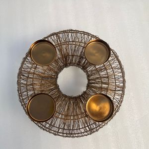 Luxury Decorative Iron Candle Holder With New Style And Copper Plating Perfect For Wedding <b>Party</b> And Event Decoration - Product Image 4