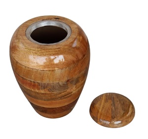 Urna de cremación clásica de madera, urna tradicional de madera, urna conmemorativa para cenizas humanas, urna funeraria, urna de entierro de madera hecha a mano para adultos - Product Image 4