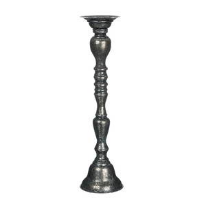 Sleek design Hammered candle holder luxury metal candlestick <b>stand</b> wedding centerpiece offers in customization option - Product Image 2