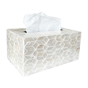 Elegant Design Stripe Mother of Pearl Inlay <b>Tissue</b> Boxes MOP MDF <b>Tissue</b> Box - Product Image 5