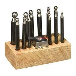 Dapping <b>Punches</b> Surgical Dapping <b>Punch</b> <b>Set</b> Professional Precision Metal Forming Tool Kit Durable Hardened Steel Jewelry Making - Product Image 5