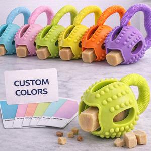 İnteraktif Peynir Topu Köpek Oyuncağı: Diş Temizleme ve Bulmaca Besleyici |   Çevre Dostu TPR, Isırmaya Dayanıklı - Product Image 5