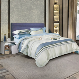 100% ชุดเครื่องนอนไม้ไผ่ทันสมัย3ชิ้นขนาด California King Queen เตียงคู่ผ้าปูผ้าไหมพอดีตัวระบายอากาศสุดเท่ - Product Image 5