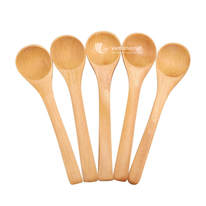 Mini Cuchara de Madera, Cuchara Pequeña de Madera Natural para Especias y Mermelada, Dispensador Sostenible de Condimentos para Miel, Café, Azúcar y Yogur - Product Image 2