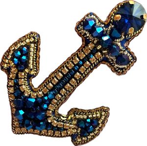 Luxury Beautiful Embroidered Beaded Brooch Luxury Handmade Dress Pin at Cheap Price - Product Image 2