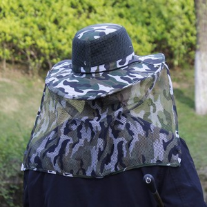 Sombrero de Safari con protección UV con visera parasol cubierta de cuello sombrero de jungla para senderismo - Product Image 1