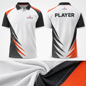 เสื้อกีฬาพิมพ์ลายแบบซับลิเมชั่น โพลีเอสเตอร์ 100% ระบายอากาศได้ดี แห้งเร็ว เป็นมิตรกับสิ่งแวดล้อม สำหรับชุดทีมดาร์ทส์สั่งทำขายส่ง - Product Image 3