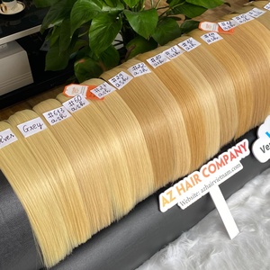 Cinta personalizable de extensiones de cabello Remy vietnamita virgen 100% en cutícula alineada cruda y de alta calidad - Product Image 3